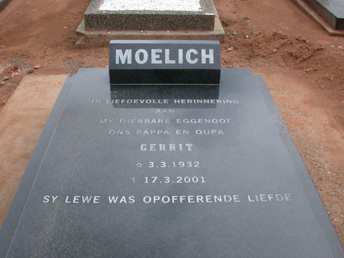 MOELICH Gerrit 1932-2001