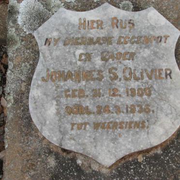 OLIVIER Johannes S. 1900-1936