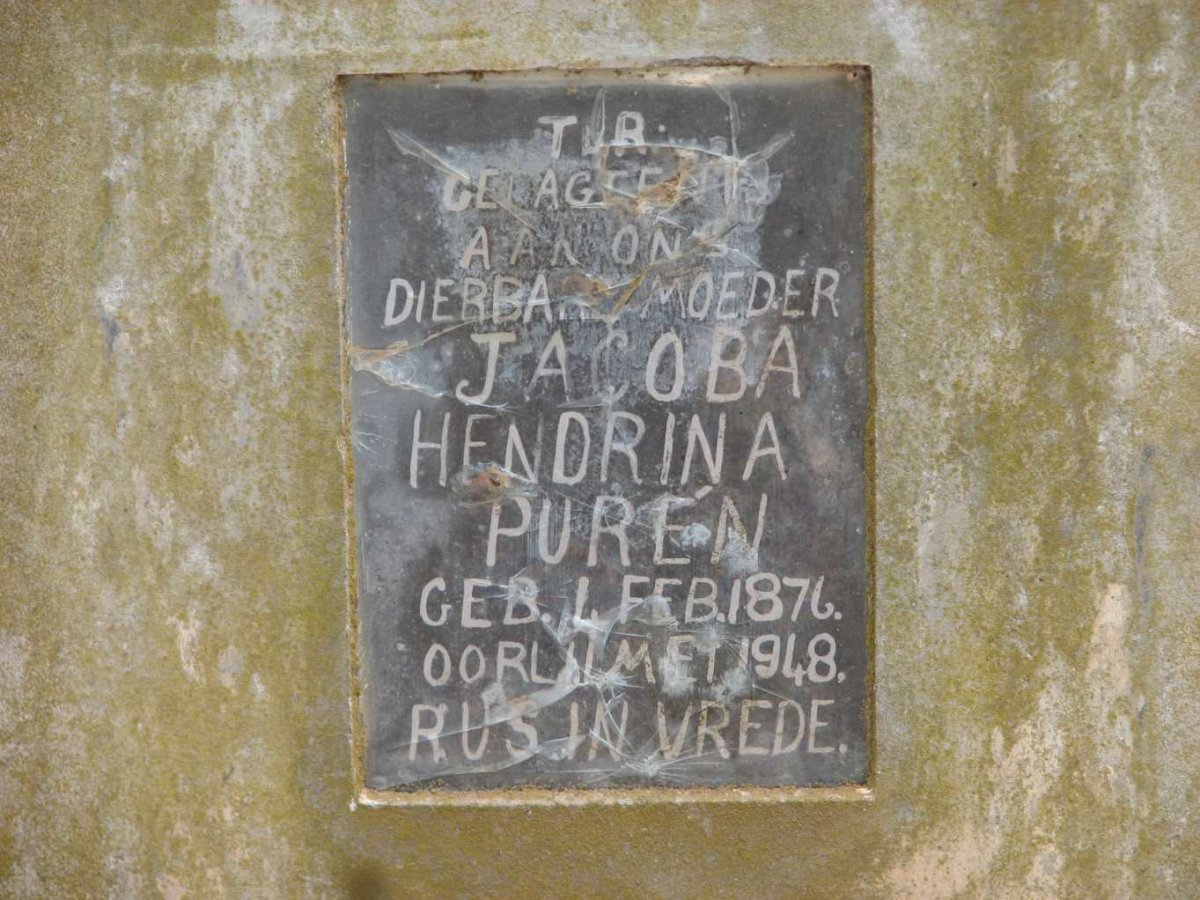PUREN Jacoba Hendrina 1876-1948