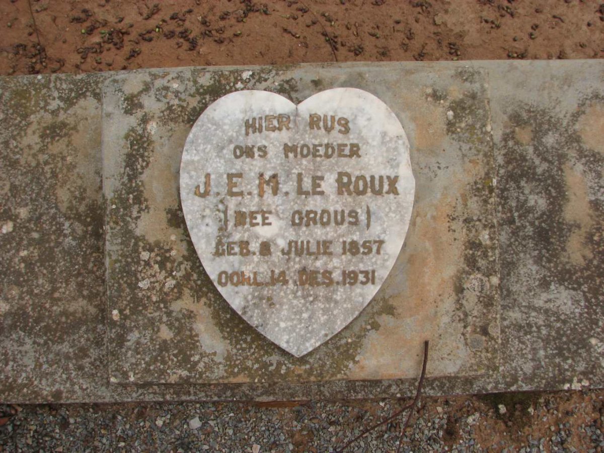 ROUX J.E.M., le nee CROUS 1857-1931