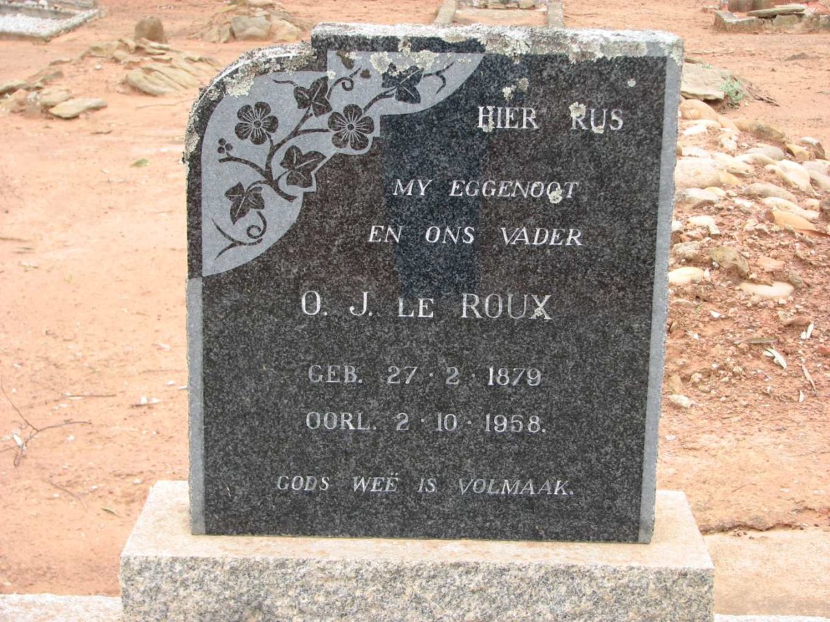 ROUX O.J., le 1879-1958