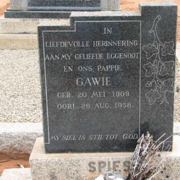 SPIES Gawie 1909-1958