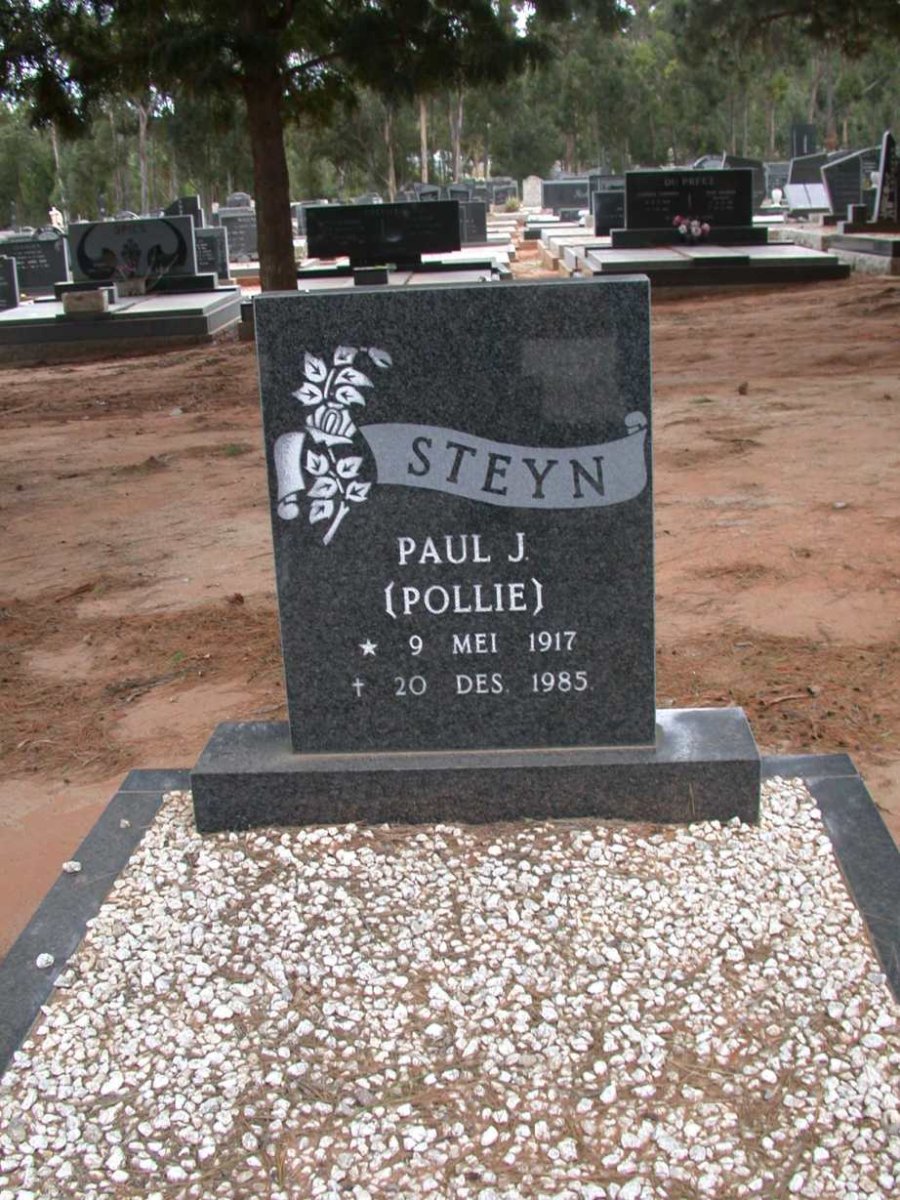 STEYN Paul J. 1917-1985