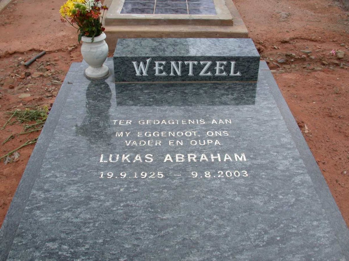 WENTZEL Lukas Abraham 1925-2003