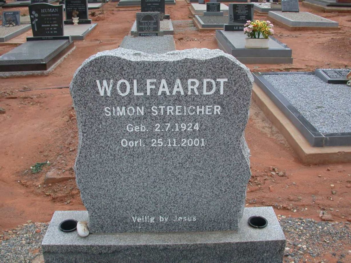 WOLFAARD Simon Streicher 1924-2001
