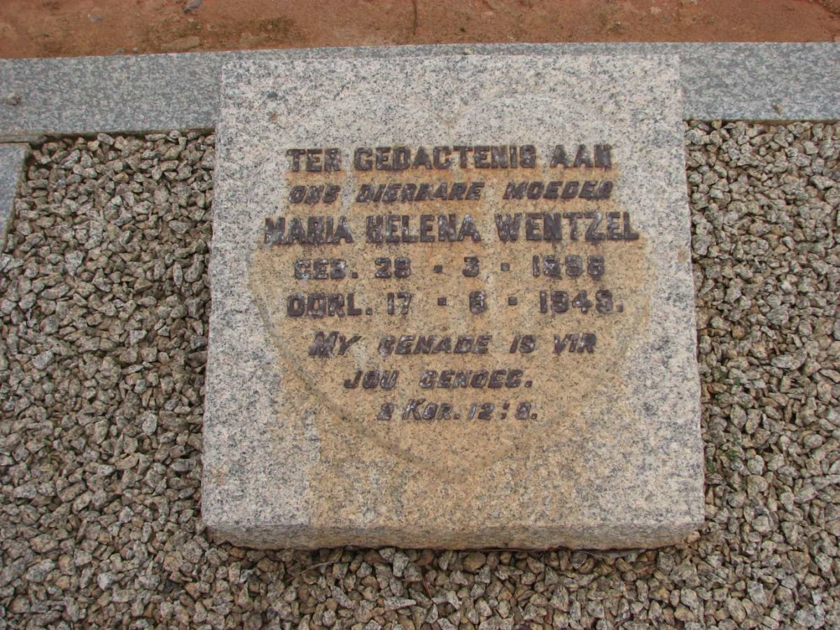 WENTZEL Maria Helena 1898-1948
