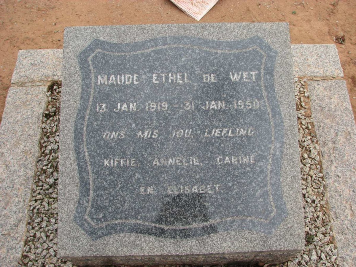 WET Maude Ethel, de 1919-1950