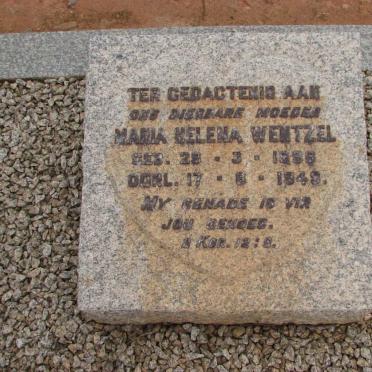 WENTZEL Maria Helena 1898-1948