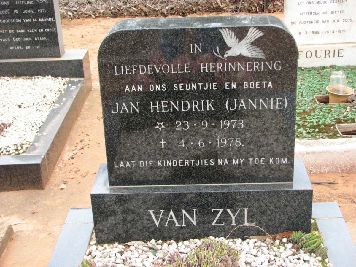 ZYL Jan Hendrik, van 1973-1978