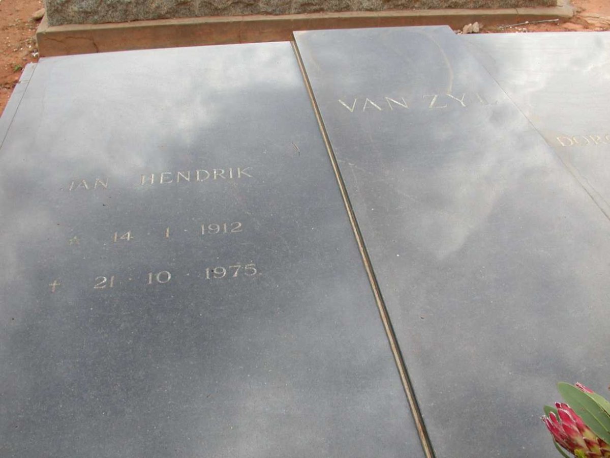 ZYL Jan Hendrik, van 1912-1975