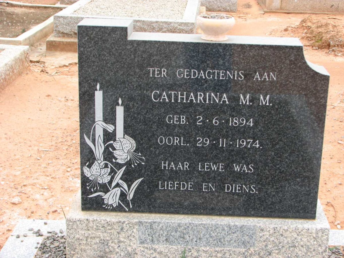 ? Catharina M.M. 1894-1974