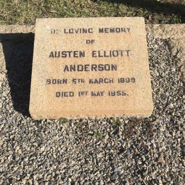 ANDERSON Austen Elliott 1889-1955
