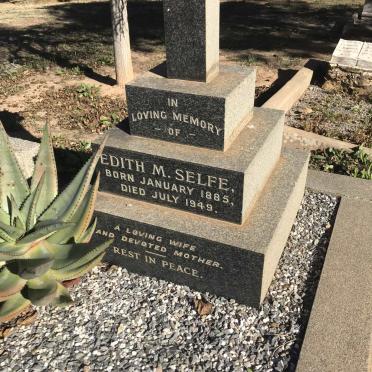 SELFE Edith M. 1885-1949