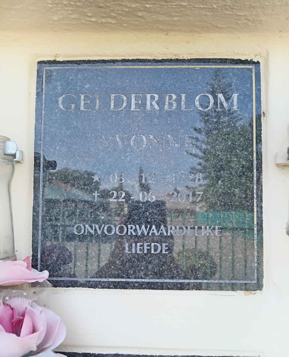 GELDERBLOM Yvonne 1928-2017