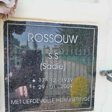 ROSSOUW S.S. 1939-2009