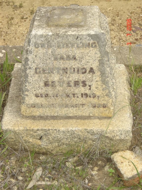 BEYERS  Gertruida 1919-1926