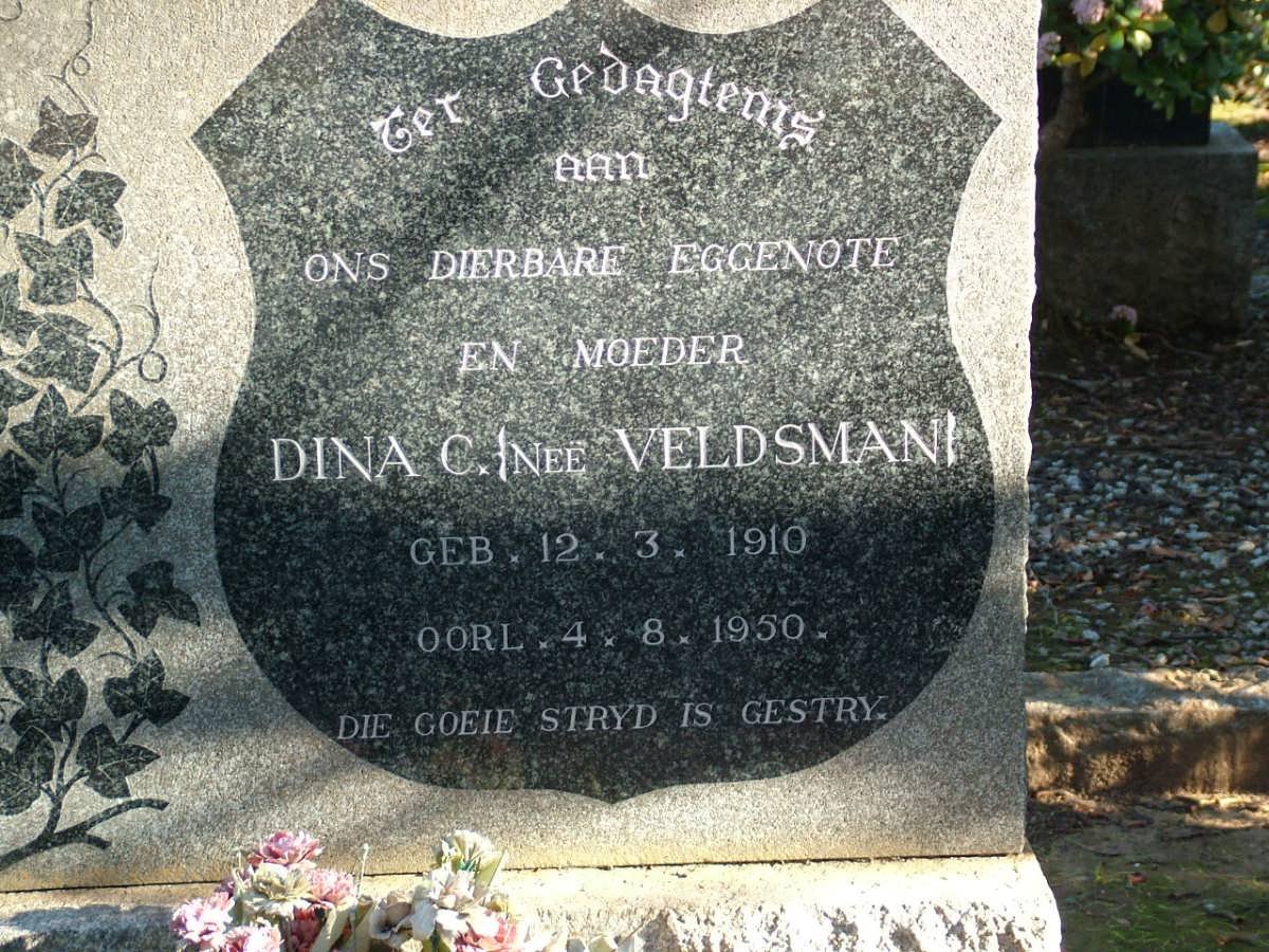 BLOM Dina C. nee VELDSMAN 1910-1950