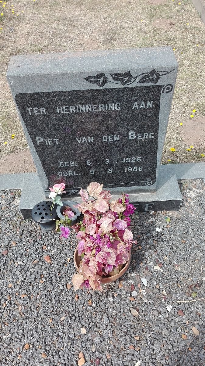 BERG Piet, van den 1926-1986