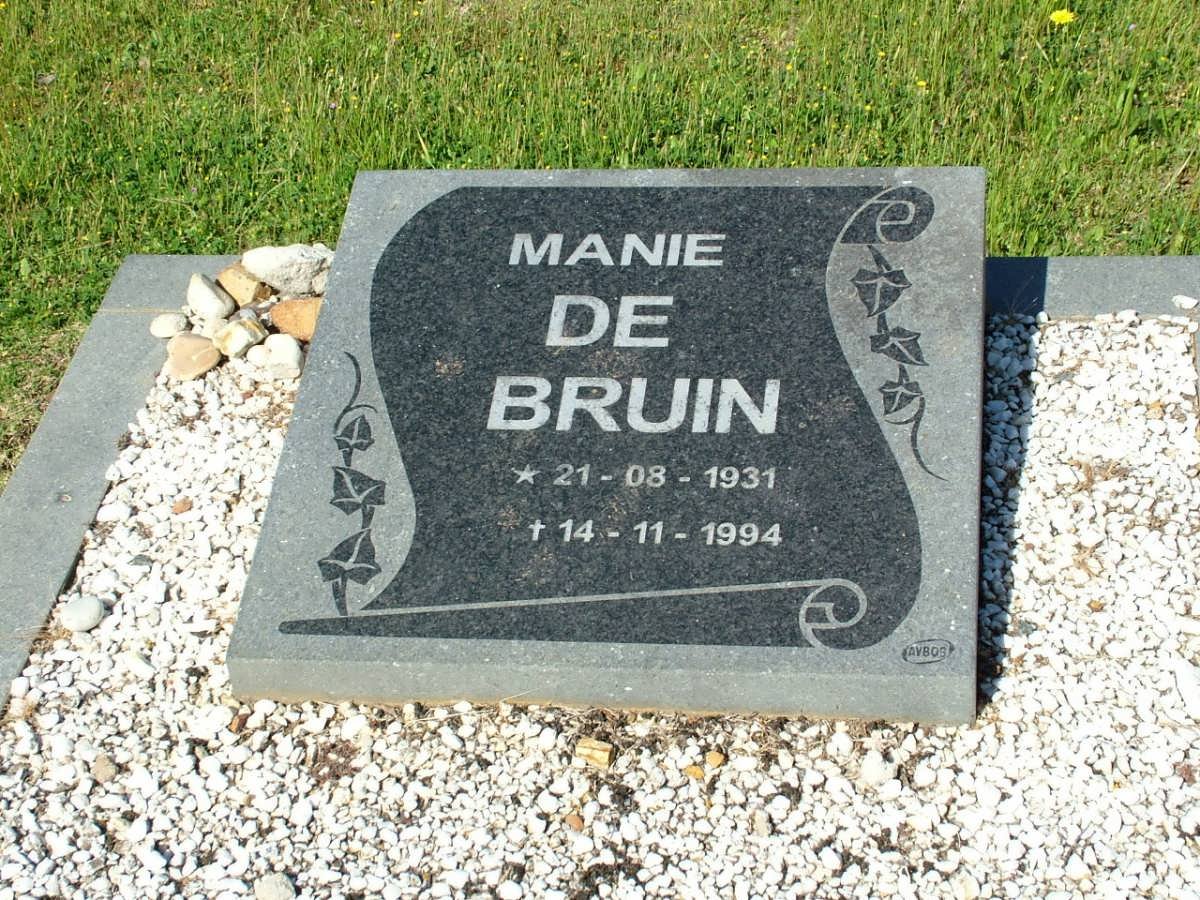 BRUIN Manie, de 1931-1994