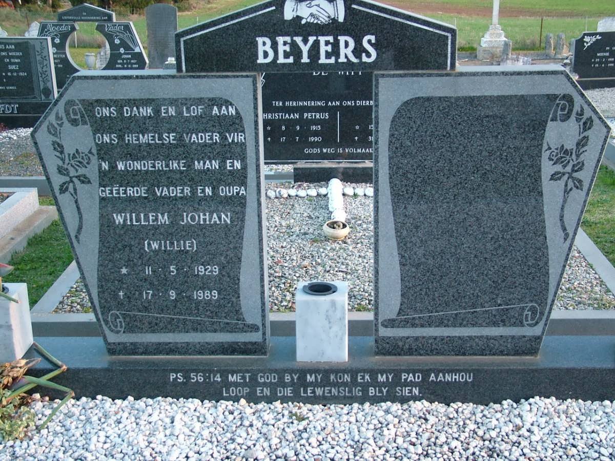 BEYERS Willem Johan 1929-1989