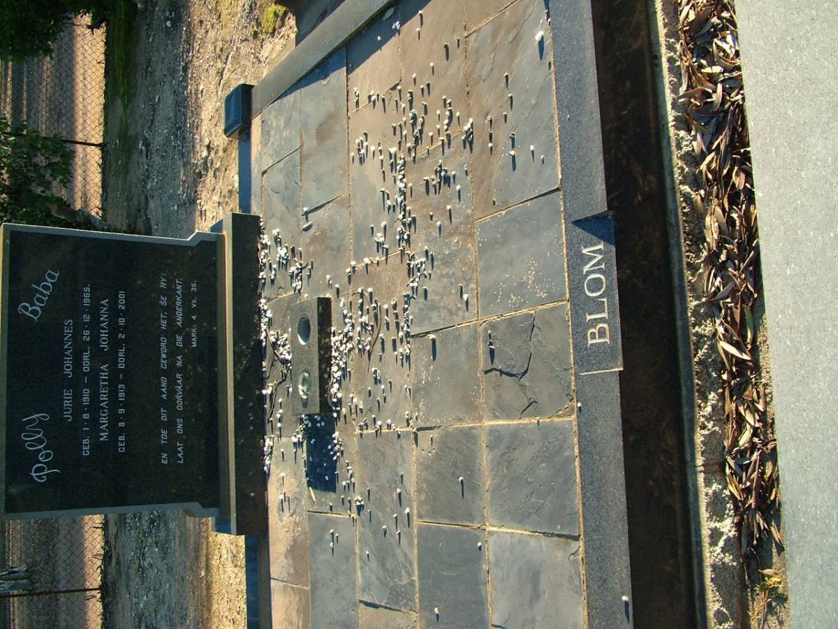 BLOM Jurie Johannes 1910-1965 &amp; Margaretha Johanna 1913-2001