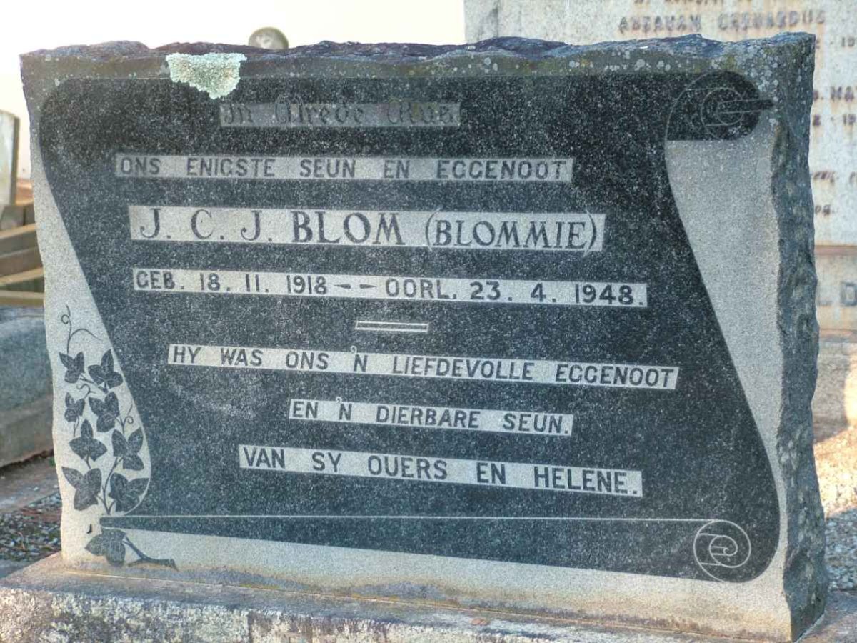 BLOM J.C.J. 1918-1948
