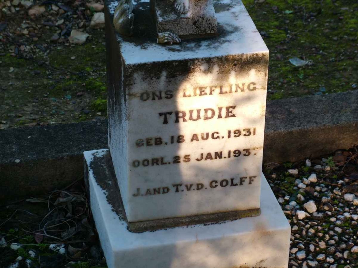 COLFF Trudie, v.d. 1931-1937