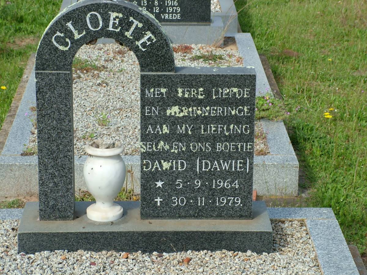 CLOETE Dawid 1964-1979