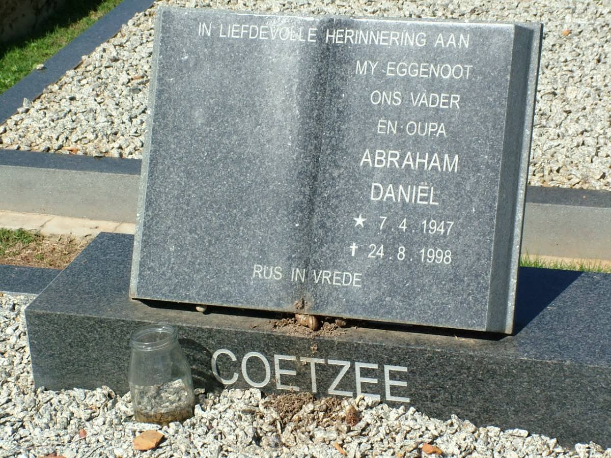 COETZEE Abraham Daniël 1947-1998