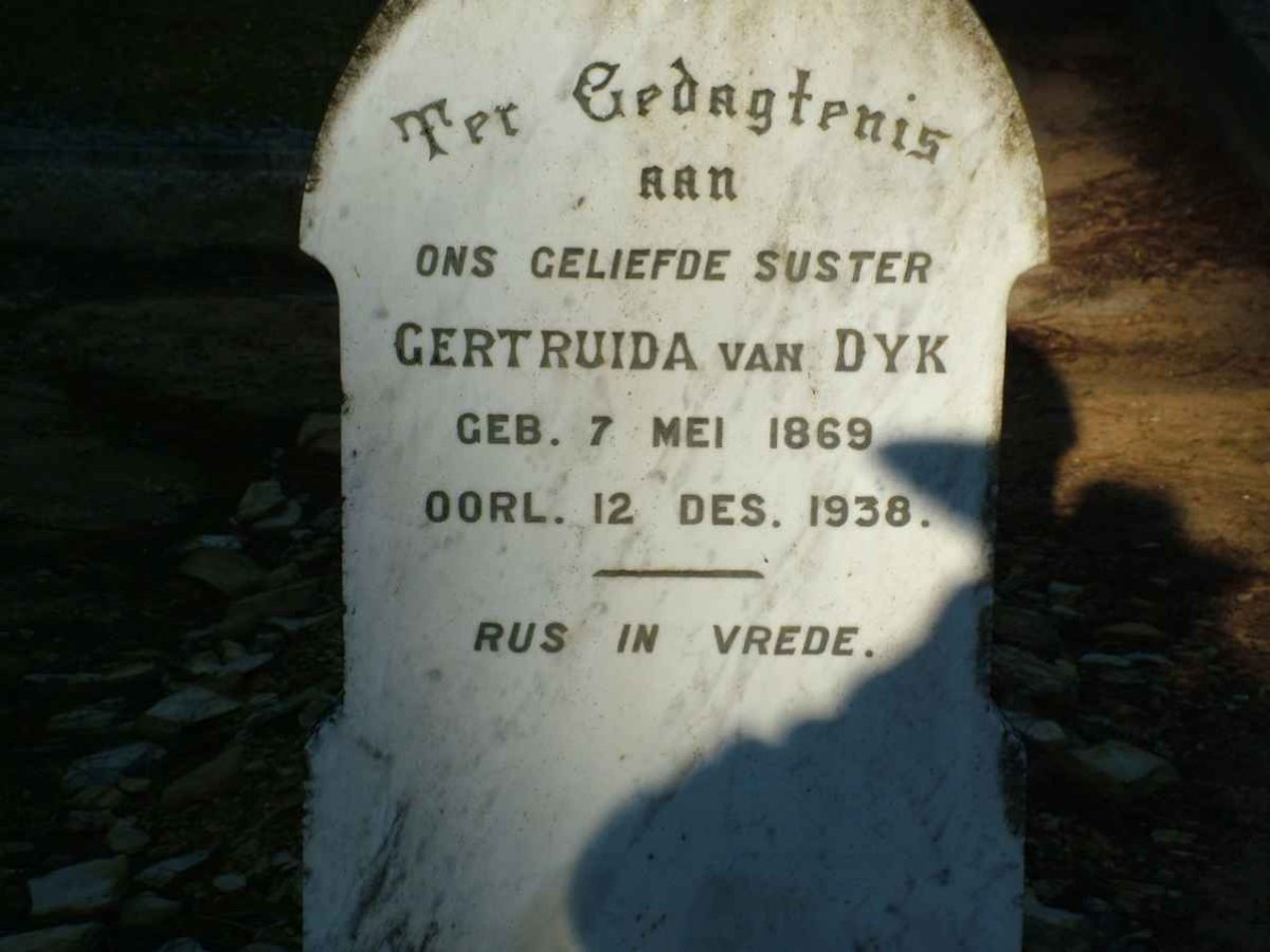 DYK Gertruida, van 1869-1938