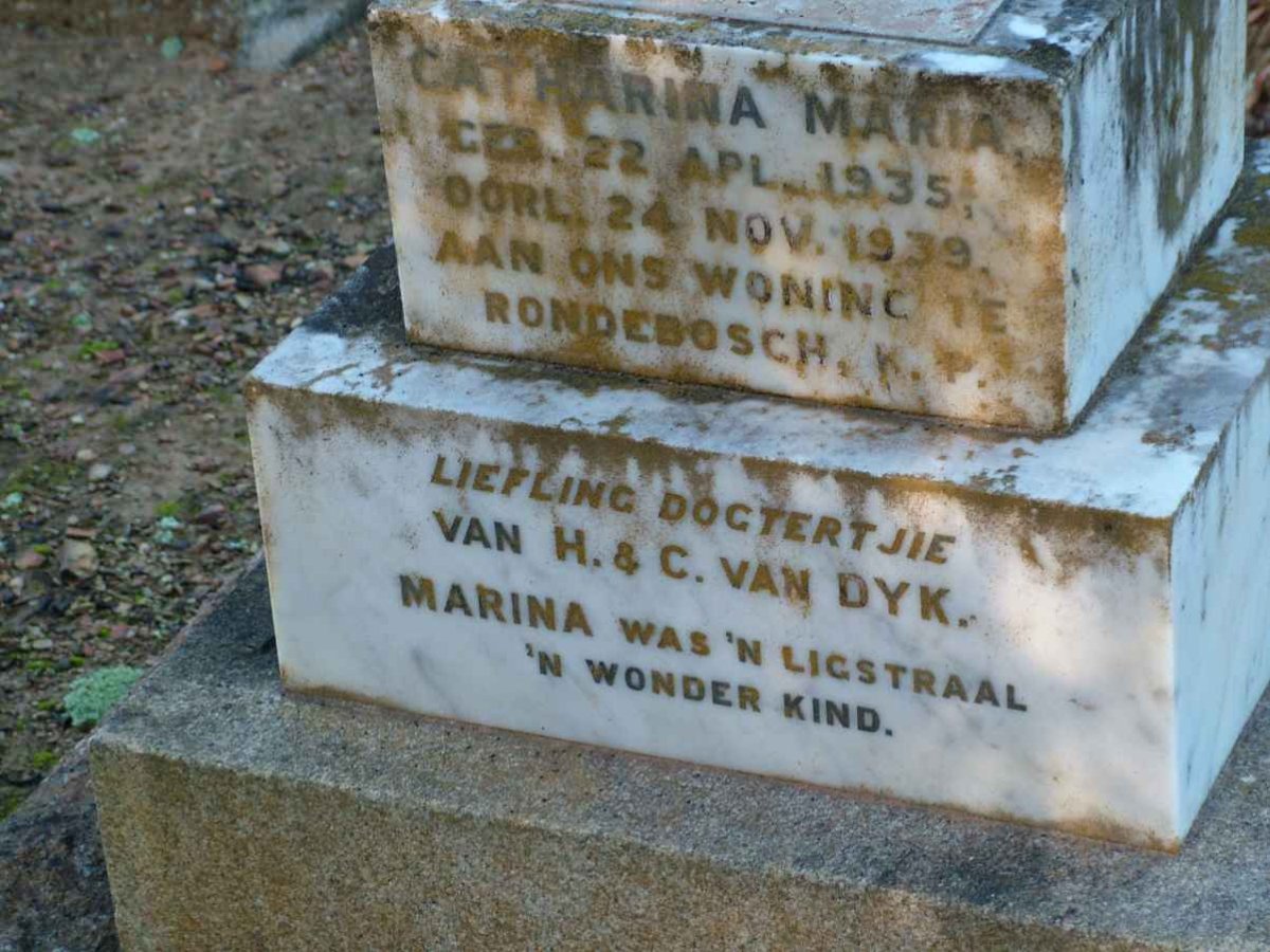 DYK Catharina Maria, van 1935-1939