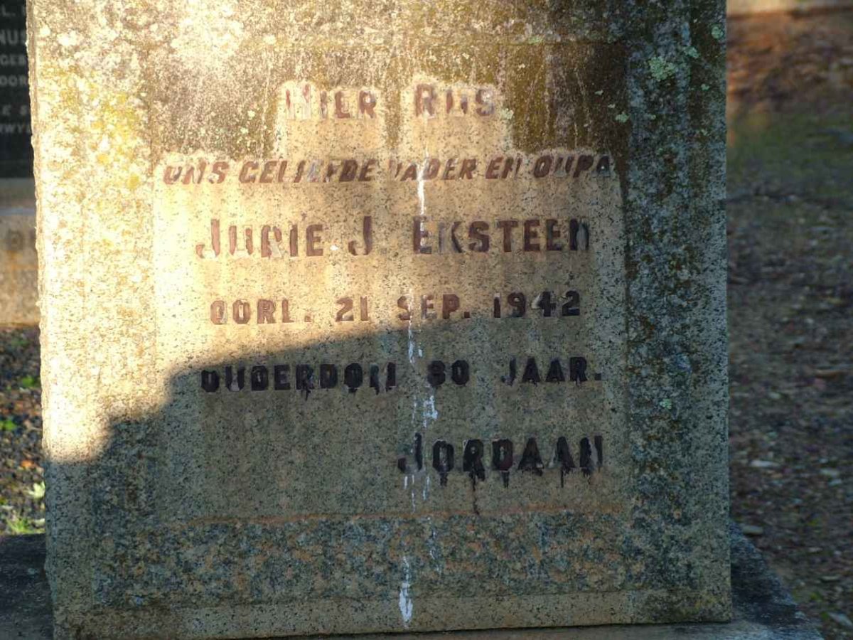 EKSTEEN Jurie J. -1942