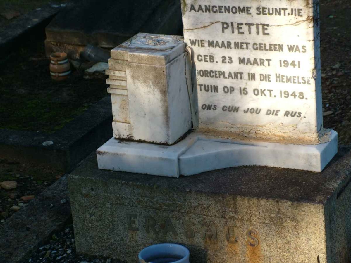 ERASMUS Pietie 1941-1948