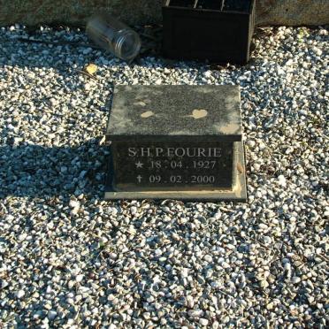 FOURIE S.H.P. 1927-2000