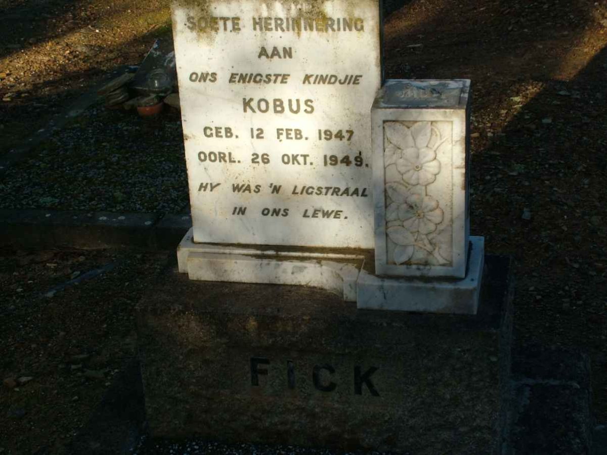 FICK Kobus 1947-1949