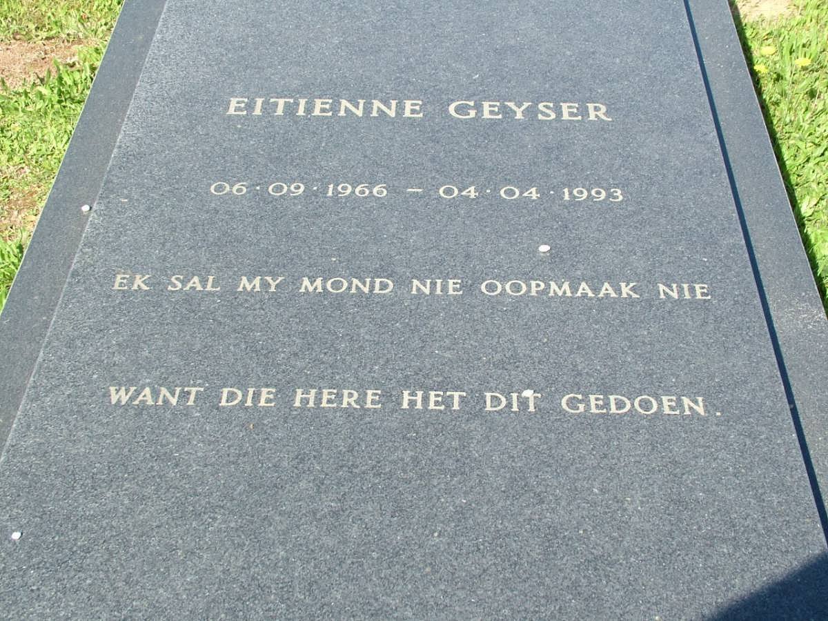GEYSER Eitienne 1966-1993