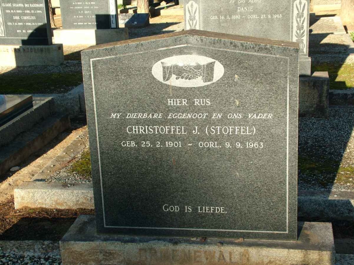 GROENEWALD Christoffel J. 1901-1963