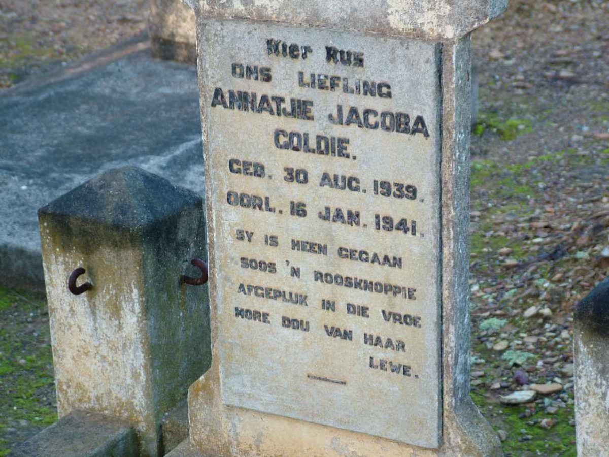 GOLDIE Anhatjie Jacoba 1939-1941