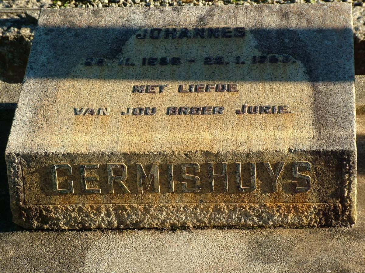 GERMISHUYS Johannes 1886-1963