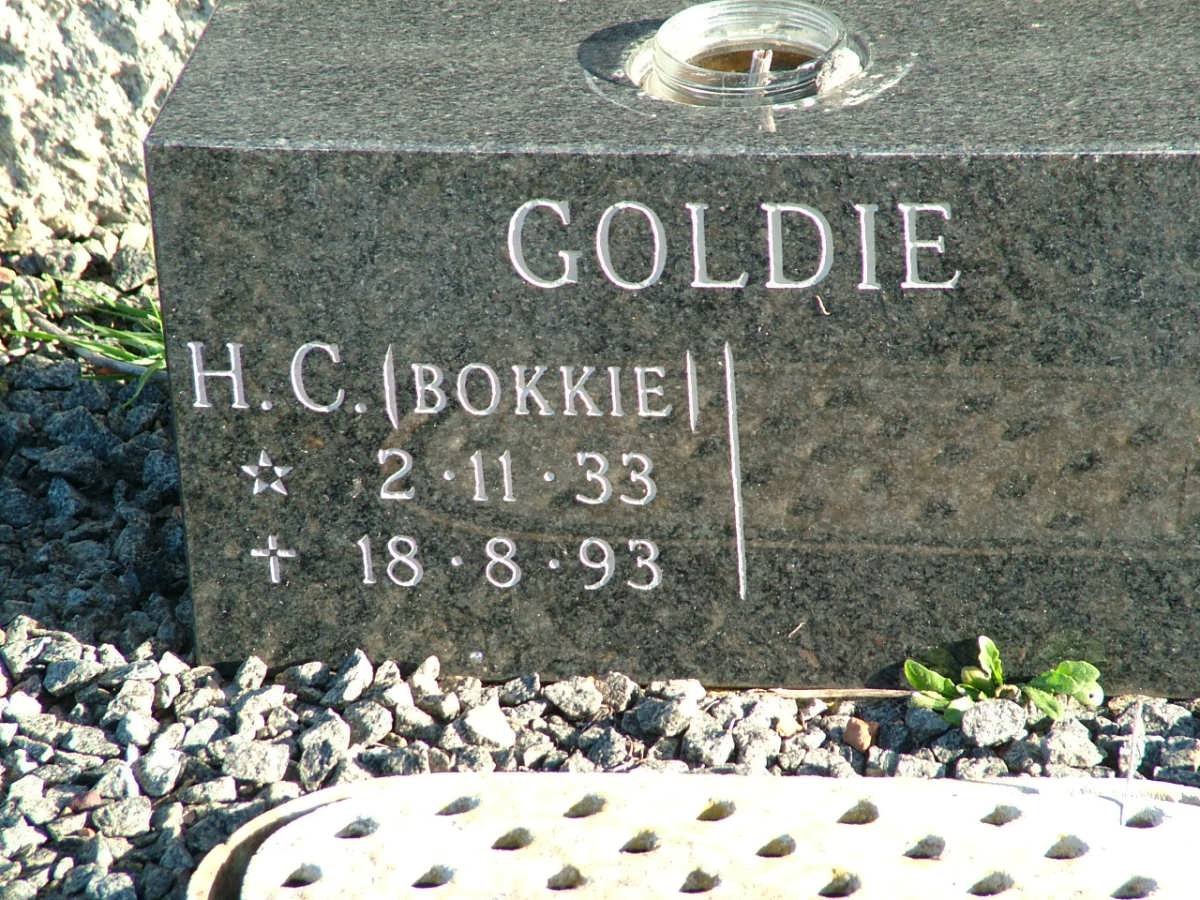 GOLDIE H.C. 1933-1993