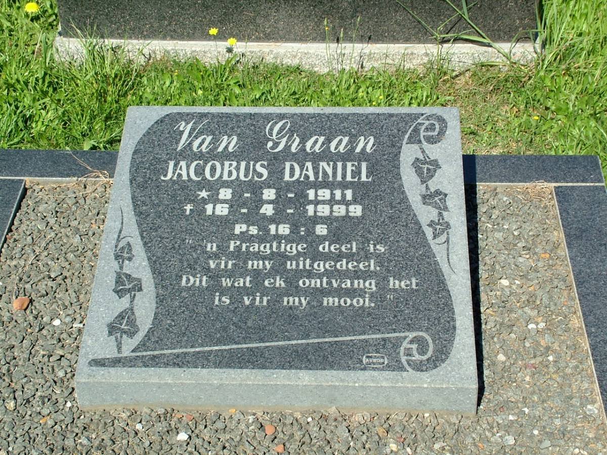 GRAAN Jacobus Daniel, van 1911-1999