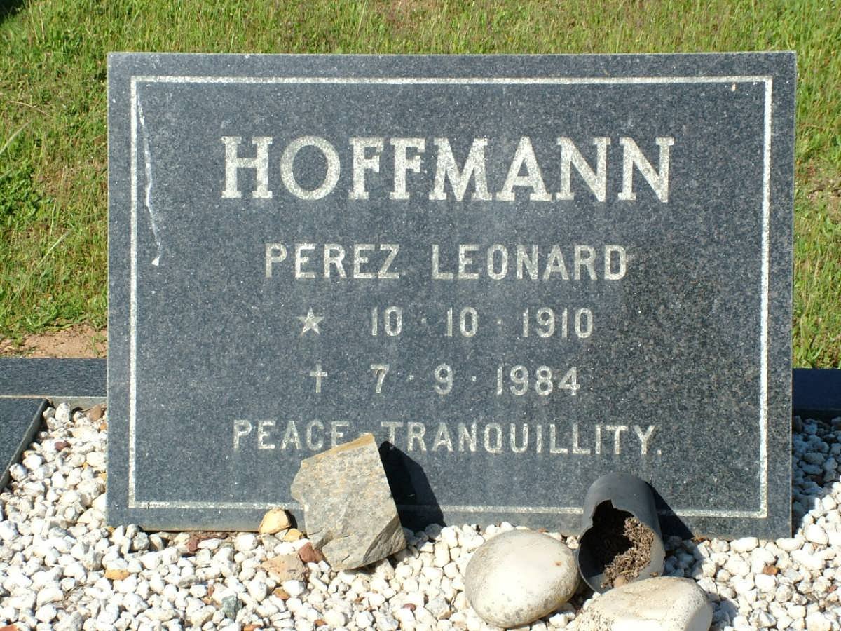 HOFFMANN Perez Leonard 1910-1984