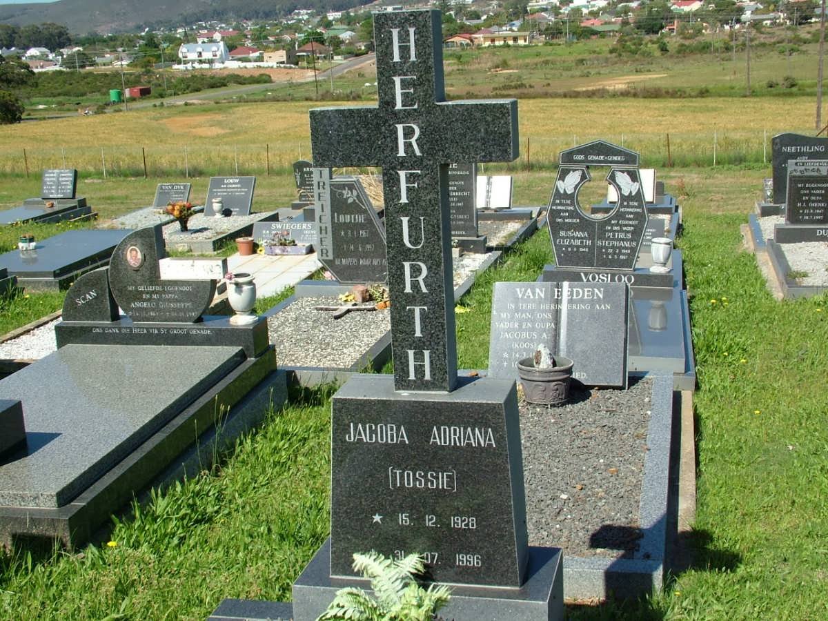 HERFURTH Jacoba Adriana 1928-1996