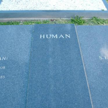 HUMAN J.H. 1908-1985 &amp; S.E.P. DE KOCK 1907-1986