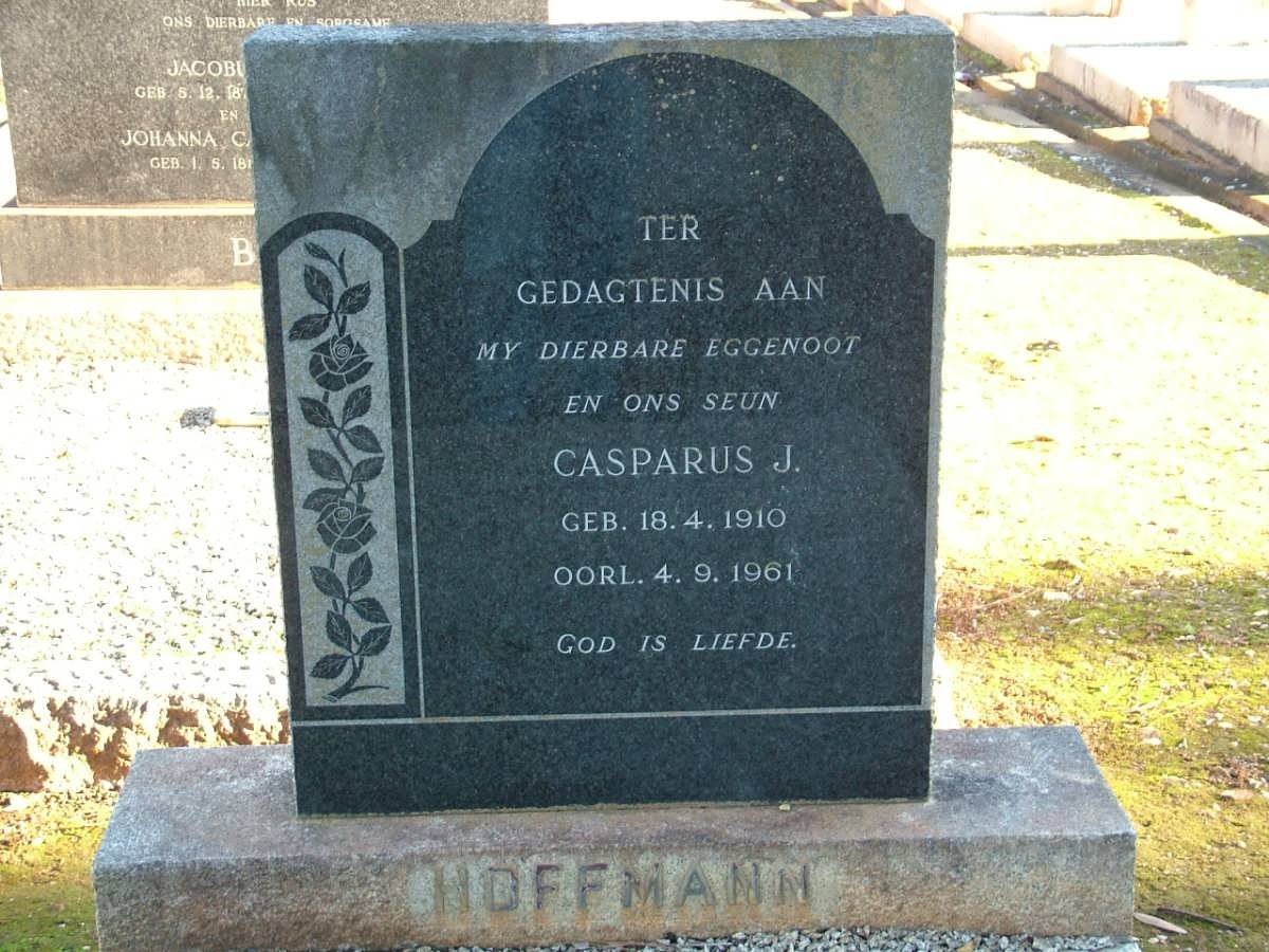 HOFFMANN Casparus J. 1910-1961