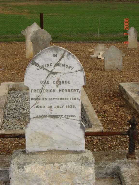 HERBERT Ove George Frederick 1854-1933
