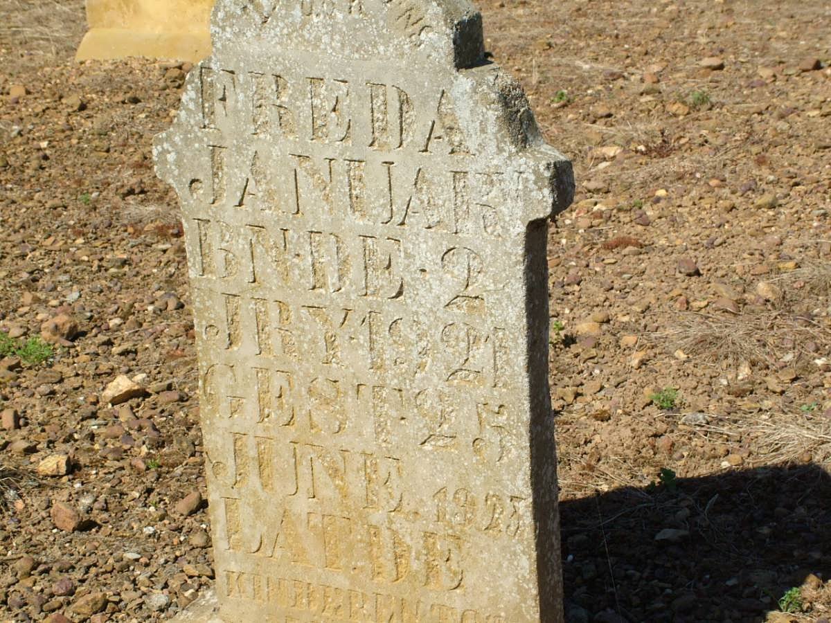 JANUARY Freda 1921-1925