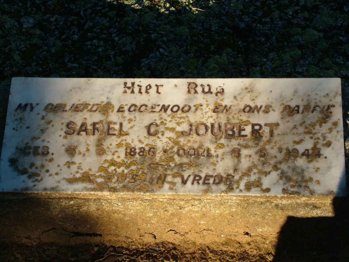 JOUBERT Sarel C. 1886-1944