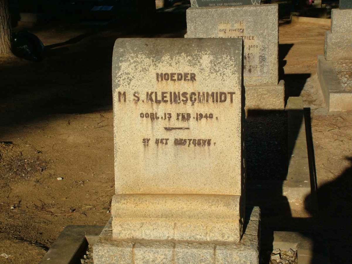 KLEINSCHMIDT M.S. -1940