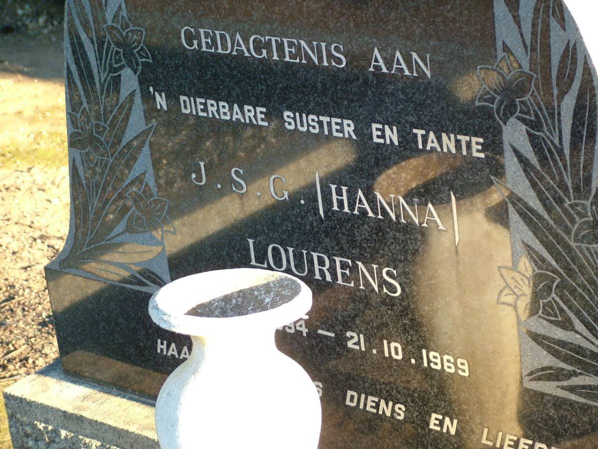 LOURENS J.S.G. 1894-1969